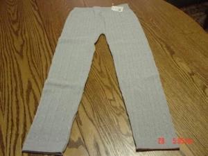 Girls Gray Metallic Leggings by One Step Up One Size Fits Most 7-16 - Picture 1 of 3