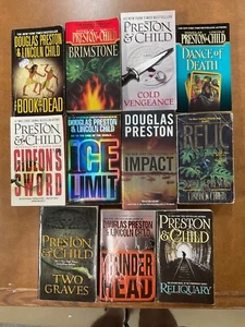 Preston and Child PB Lot of 11 Impact, Brimstone, Thunderhead, Two Graves - Picture 1 of 5