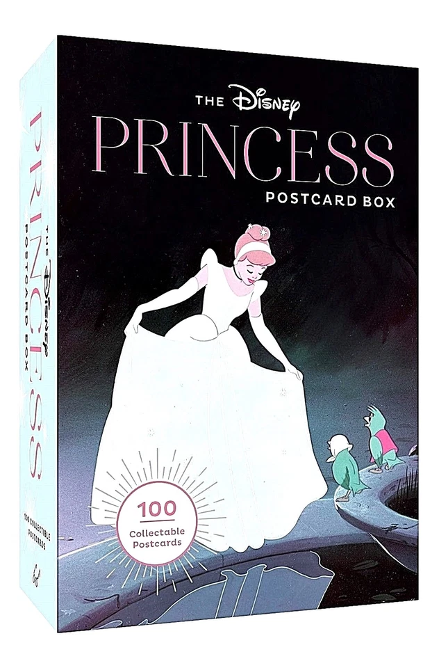 DISNEY PRINCESS POSTCARD BOX ~ STORAGE ~EMPTY BOX ONLY ~ NEW - Image 1 of 1