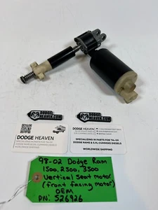OEM 1998-2002 Dodge Ram 1500-3500 Vertical Seat Motor (Front Facing Motor) - Picture 1 of 12
