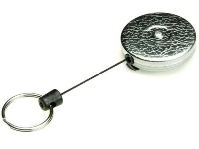 KEY-BAK #485C-HDK 48 Chrom Kevlar Schlüsselanhänger Jojo Schlüsselrolle - Bild 1 von 3