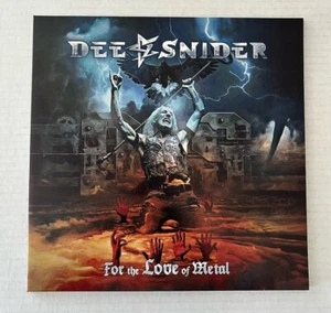 DEE SNIDER For The Love Of Metal Limited Edition SILVER Vinyl NM Twisted Sister - Picture 1 of 24