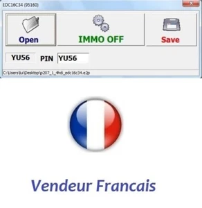 EDC16C34 immo pin calculator and immo off from dump 95160 full software - Photo 1/1