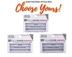 Ardell - Individuals Eye Lashes - Knot-Free - 3D Faux Mink - Short/Medium/Long - Picture 1 of 7