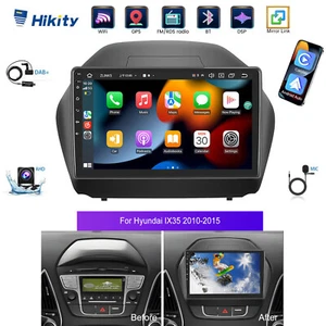 DAB+ Kamera Android 13 Autoradio Für Hyundai ix35 09-15 10″ Carplay 4+64GB GPS - Bild 1 von 24