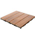 Carreaux de plancher de patio en bois de rénovation imbriqués pour la maison