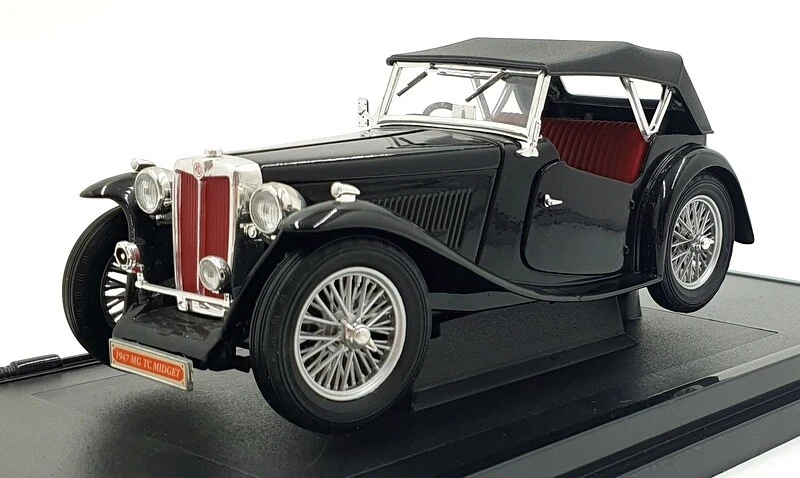 Road Signature 1/18 Scale Diecast 92468 - 1947 MCG TC Midget - Black - Image 1 of 4