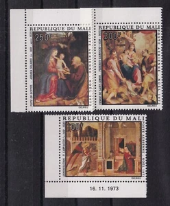 TIMBRE STAMP 3 MALI Y&T#204-06 ART PEINTURE NEUF**/MNH-MINT 1973 ~F36 - Imagen 1 de 1