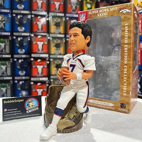 JOHN ELWAY Denver Broncos Super Bowl XXXII "MVP" Limited Edition NFL Bobblehead Cover