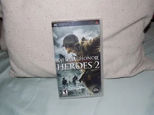 Medal Of Honor Heroes 2 (Sony Psp, 2007) Case & Manual Only No Game - Picture 1 of 3