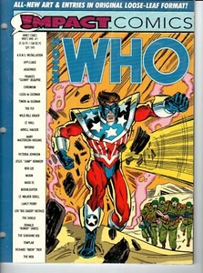 Vtg DC Impact Comics Who's Who Loose-Leaf Edition #1 Sept. 1991 NOS NEW SEALED - Picture 1 of 3