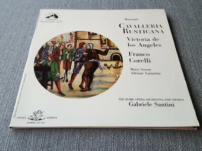 HMV SAN 108 / 9 WHITE/GOLD 1ST  CAVALLERIA RUSTICANA  FRANCO CORELLI  NR MINT - Image 1 of 4