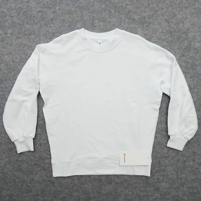 Lululemon Size 6 Perfectly Oversized Crew Sweatshirt WHT Bright White - Image 1 of 4