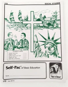 New BCE Basic Christian Education Self Pac Social Studies Unit 113 Student Book - Picture 1 of 1