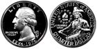 1976 P D S Washington Quarter Proof & Bu Us 3 Coin Set