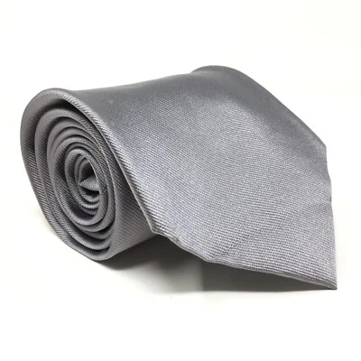 NUEVA Corbata Clásica Brooks Brothers Makers Gris 100% Seda Tejida Hecha en Inglaterra EE. UU. Foto 1 de 4