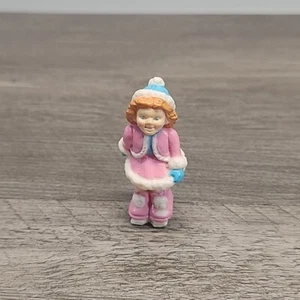 Fisher Price Vintage 1988 Precious Places Ice Castle SKATING GIRL Figure - Picture 1 of 6