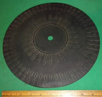 Tapete de goma para tocadiscos vintage de 11 3/4 pulgadas (década de 1970) ¡para muchos modelos! Foto 1 de 4