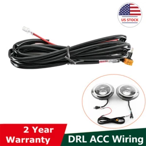 1x Kit de arnés de cableado DRL ACC para anillo de halo Wrangler LED luz de funcionamiento - Imagen 1 de 11