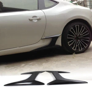 Carbon Side Skirt Splitter Canard Wing Fins Fit for Subaru BRZ Toyota GT86 13-17 - Picture 1 of 14