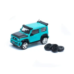 BM Creations 2018 Suzuki Jimny Glitter Green LB Works LHD 1:64 US DUTIES PAID - Picture 1 of 5