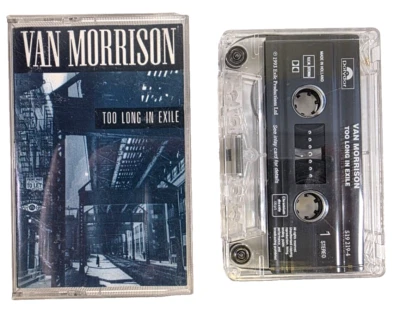 Van Morrison – Too Long In Exile Cassette Tape 1993 blues rock on Polydor - Image 1 of 4