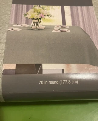 Essential Home Table Cloth Solid Green in Rectangle - Image 1 of 2