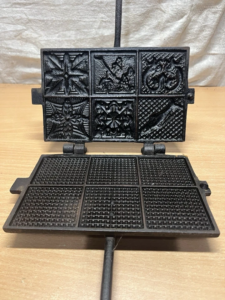 RARE Ancien Gaufrier 18 Eme - Photo 1/4