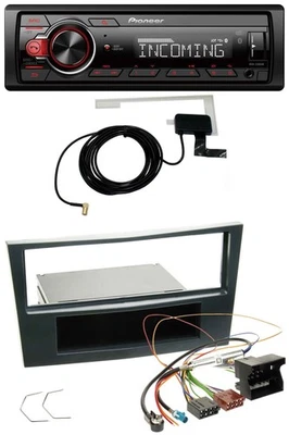 Pioneer MP3 AUX CD DAB USB Autoradio für Opel Corsa D ab 2005 Stealth Schwarz - Bild 1 von 4
