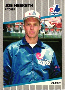 1989 Fleer - Joe Hesketh #378 - Picture 1 of 2