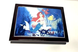 Music Box Ariel Part of Your Word Musical Memories Little Mermaid Disney Vintage - Picture 1 of 9