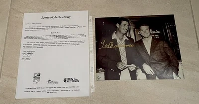Ted Williams Signed Photo Mickey Mantle JSA COA 26/1000 Sepia - Image 1 of 4