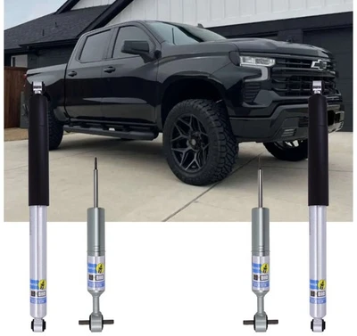 2019-2025 Silverado 1500 Bilstein 5100  Front Leveling Kit with Rear Shocks - Image 1 of 4