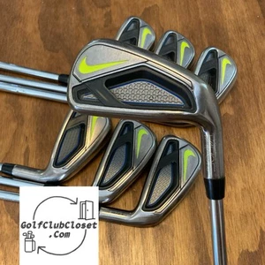 Nike Vapor Fly Iron Set / 5-AW Stiff Flex Steel Shafts - Picture 1 of 10