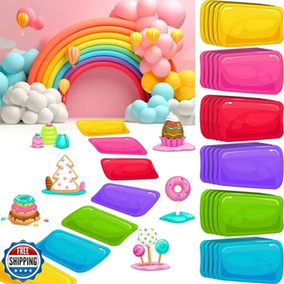 Colorful PVC Floor Stickers Candy Themed Floor Decals Candy Themed Party Deco - Image 1 of 4
