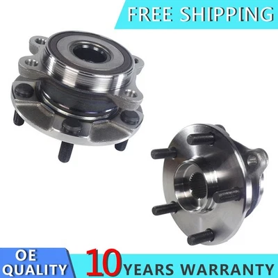 Par de conjuntos de cojinetes de cubo de rueda delantera para Toyota RAV4 Mirai Scion Tc 5 tuercas Foto 1 de 4