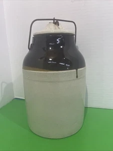 Antique Stoneware Canning Crock - Picture 1 of 13