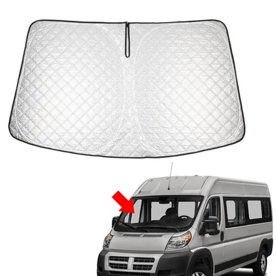 Car Foldable Windshield Sun Shade Visor Protector For Dodge RAM ProMaster 14-25 - Image 1 of 4