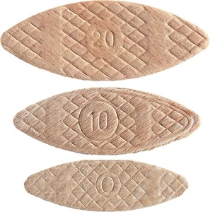 100pcs Beechwood Joining Biscuits Variety Pack no. 0 10 20 For Woodworking Joi - Picture 1 of 5