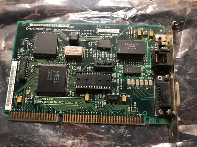 Intel 303728-002  16-Bit ISA Lan Adapter EtherExpress Card with RJ45  Free Ship - Image 1 of 3