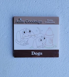 Dogs 12 Stitched Designs Embroidery Machine CD-ROM Anita Goodesign Quilting. - Picture 1 of 2