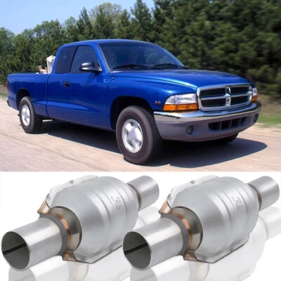 Convertidor catalítico 2* 2" ID/OD acero inoxidable EPA para Dodge Dakota 2,5 L 3,9 L Foto 1 de 4