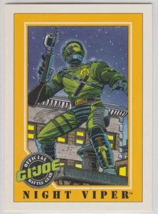 1991 Impel G.I. Joe #82 Night Viper Cobra - Picture 1 of 1