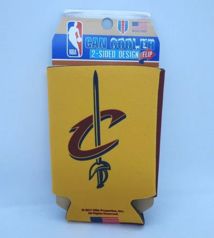 NBA Cleveland Cavaliers Can Cooler by WinCraft with 2 Sided Logo Design Cover