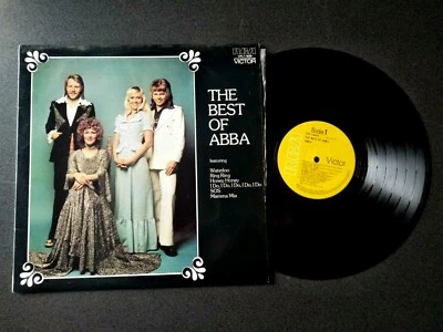 THE BEST OF ABBA LP RECORD  VG-EX AUSTRALIA  - Image 1 of 2
