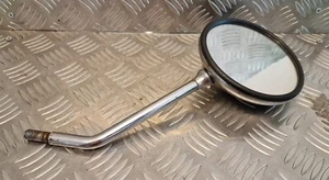 Motorcycle Chrome Circle Left Mirror - Picture 1 of 2