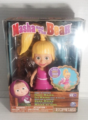Masha and the Bear, Fairy Snap ‘N Fashion Masha Dress-up Doll Sealed Cover