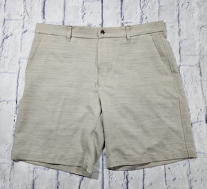 Callaway MENS SIZE 34 Beige Golf Shorts Casual Flat Front Stretch Pockets Chino - Picture 1 of 10