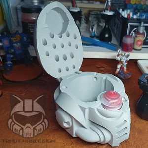 Water Pot Brush Rinser Primaris Helmet - Picture 1 of 9