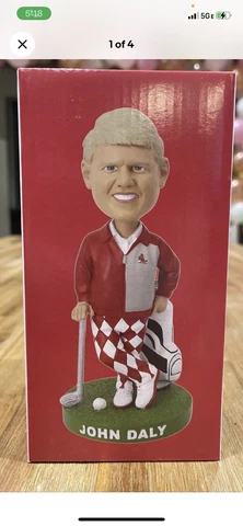 JOHN DALY PGA 2021 ST LOUIS CARDINALS BOBBLEHEAD RARE NIB Cover